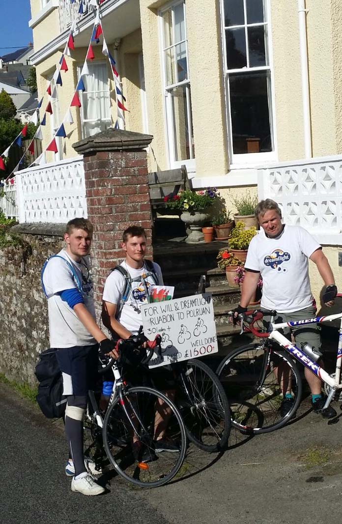 Will Lewis Bike Ride finish cropped